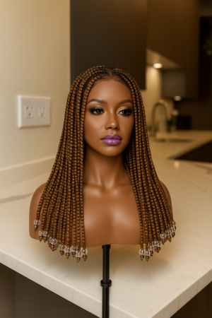 Abigael 12 pouces avec perles – Lace frontal